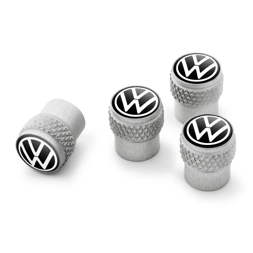 VW szelepsapkák Új Volkswagen alumínium szelepekhez, 4 darabos készlet, 000071215E