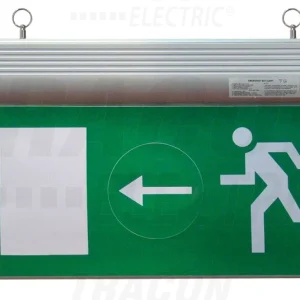 Tracon LED-es kijáratjelző lámpatest 230V 13×LED 3h 2,4V / 900mAh EXIT-01-J