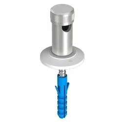 J.Propster SK vezetéktartó 8mm AL csavaros kupak rögzítőelemmel 30mm jpR1011
