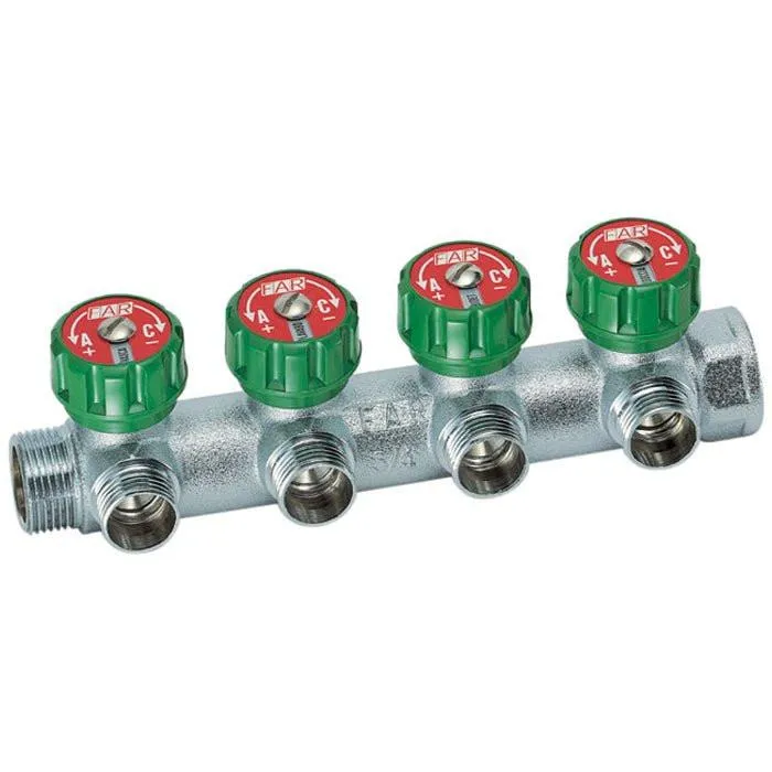 FAR OSZTÓ +SZELEP 1" -1/2" 4 KÖR