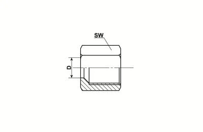 Feszítőcsavar ∅6 - D 6 MM SW 12 LL