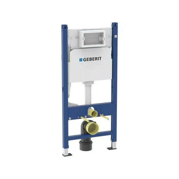 Geberit Duofix Basic WC-tartály csomag, Delta01 fehér nyomólappal és Selnova wc-vel és ülőkével