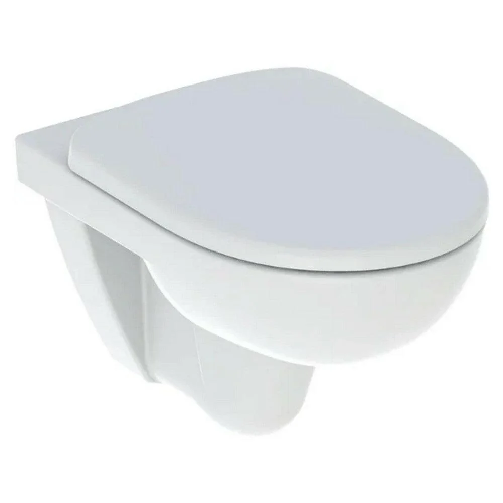 Geberit Duofix Basic WC-tartály csomag, Delta01 fehér nyomólappal és Selnova wc-vel és ülőkével