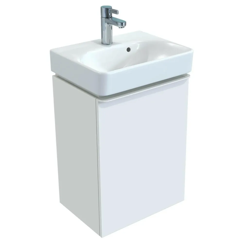 Geberit Smyle Square kézmosó, 45x16x36cm , csaplyuk középen