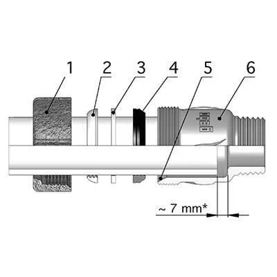 GEBO TOLDÓ 6/4" QO (171950205)