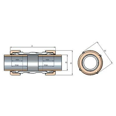 GEBO TOLDÓ 3/4" QO