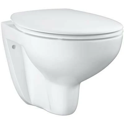Grohe Bau Ceramic fali, mélyöblítésű WC-csésze, lecsapódásmentes WC-ülőkével (39351000)