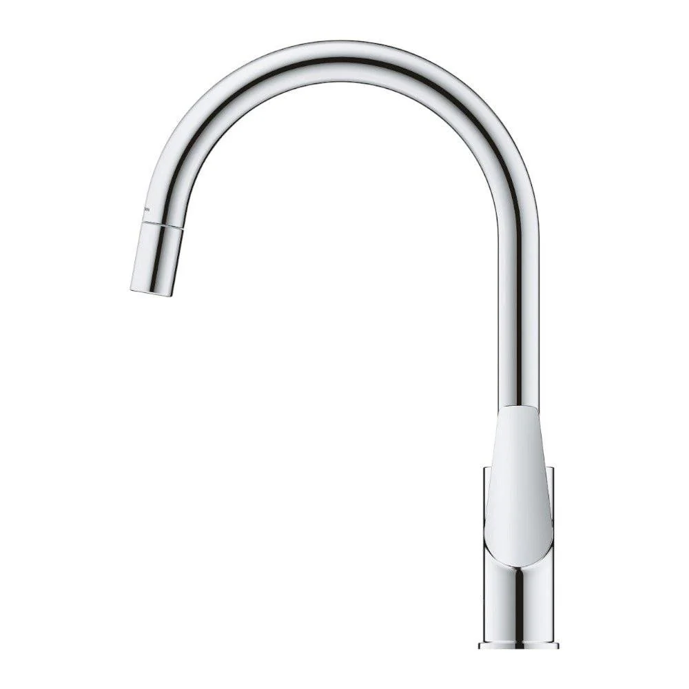 Grohe BauEdge mosogató csaptelep, kihúzható zuhanyfej (30536000)