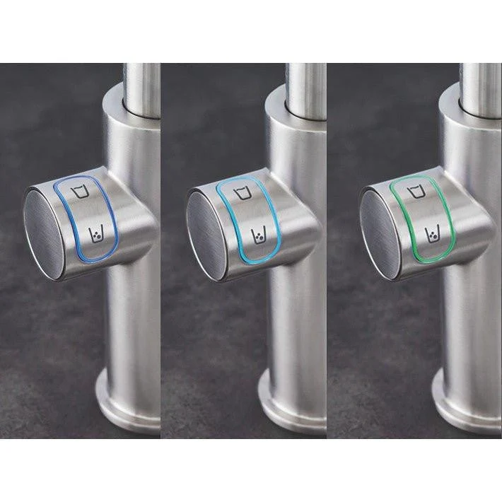 Grohe Blue Professional C-kifolyós kezdőkészlet kihúzható fejjel, szín: SuperSteel (31325DC2)