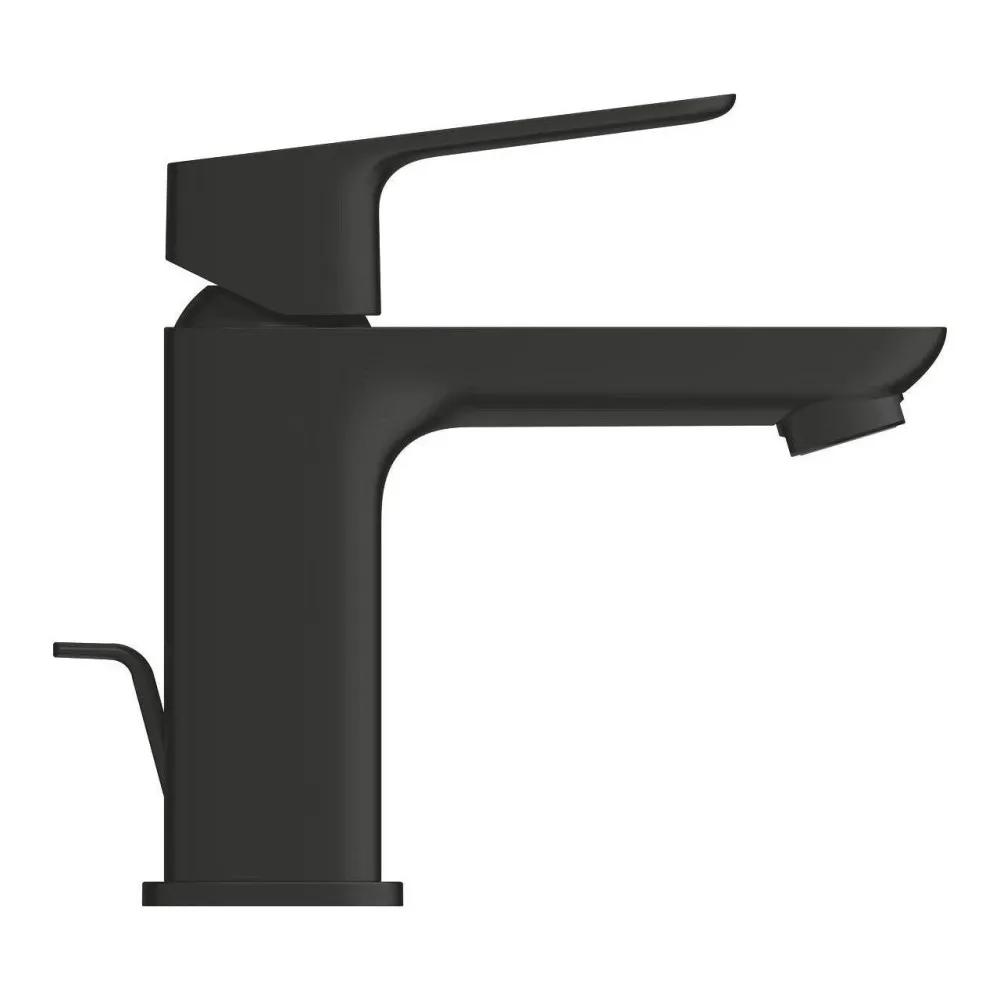 Grohe Cubeo mosdó csaptelep, húzórudas leeresztővel, hidegindítás, S-es méret, matt fekete (1017302430)
