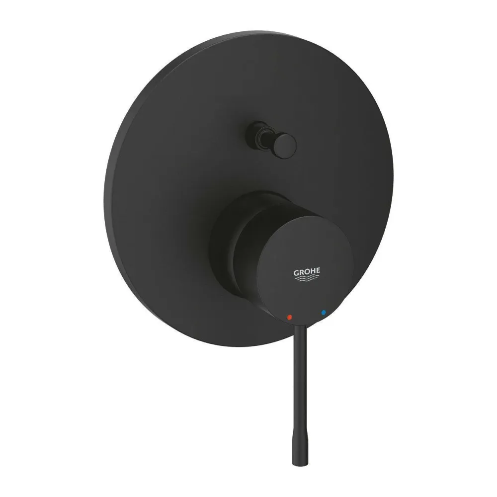 Grohe Essence egykaros keverő, 2-utas váltóval, szín: phantom black (24167KF1)