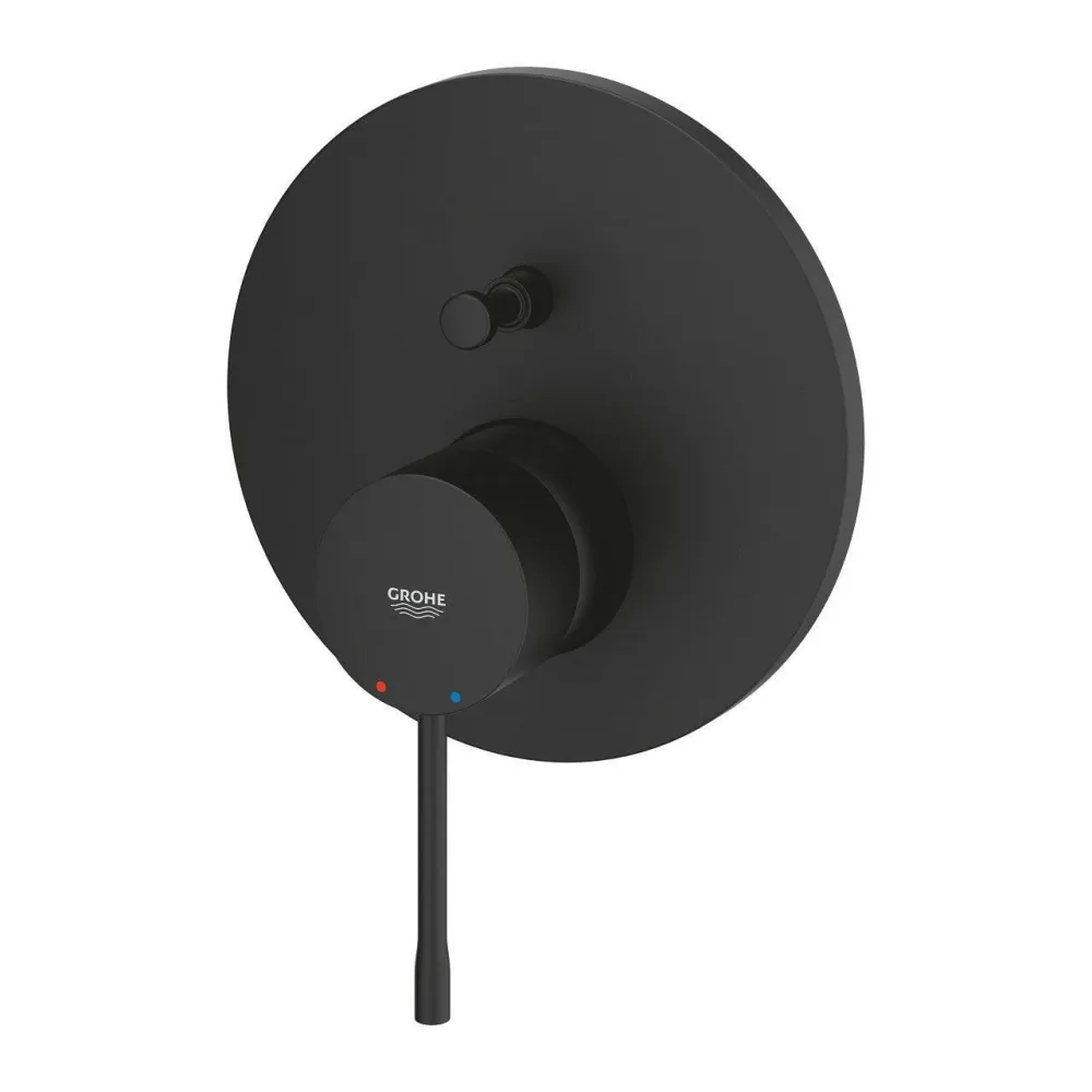 Grohe Essence egykaros keverő, 2-utas váltóval, szín: phantom black (24167KF1)