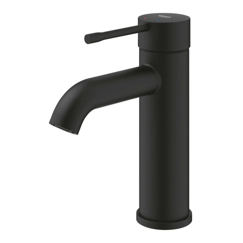 Grohe Essence mosdócsaptelep S-es méret, leeresztő nélkül, szín: phantom black (24172KF1)