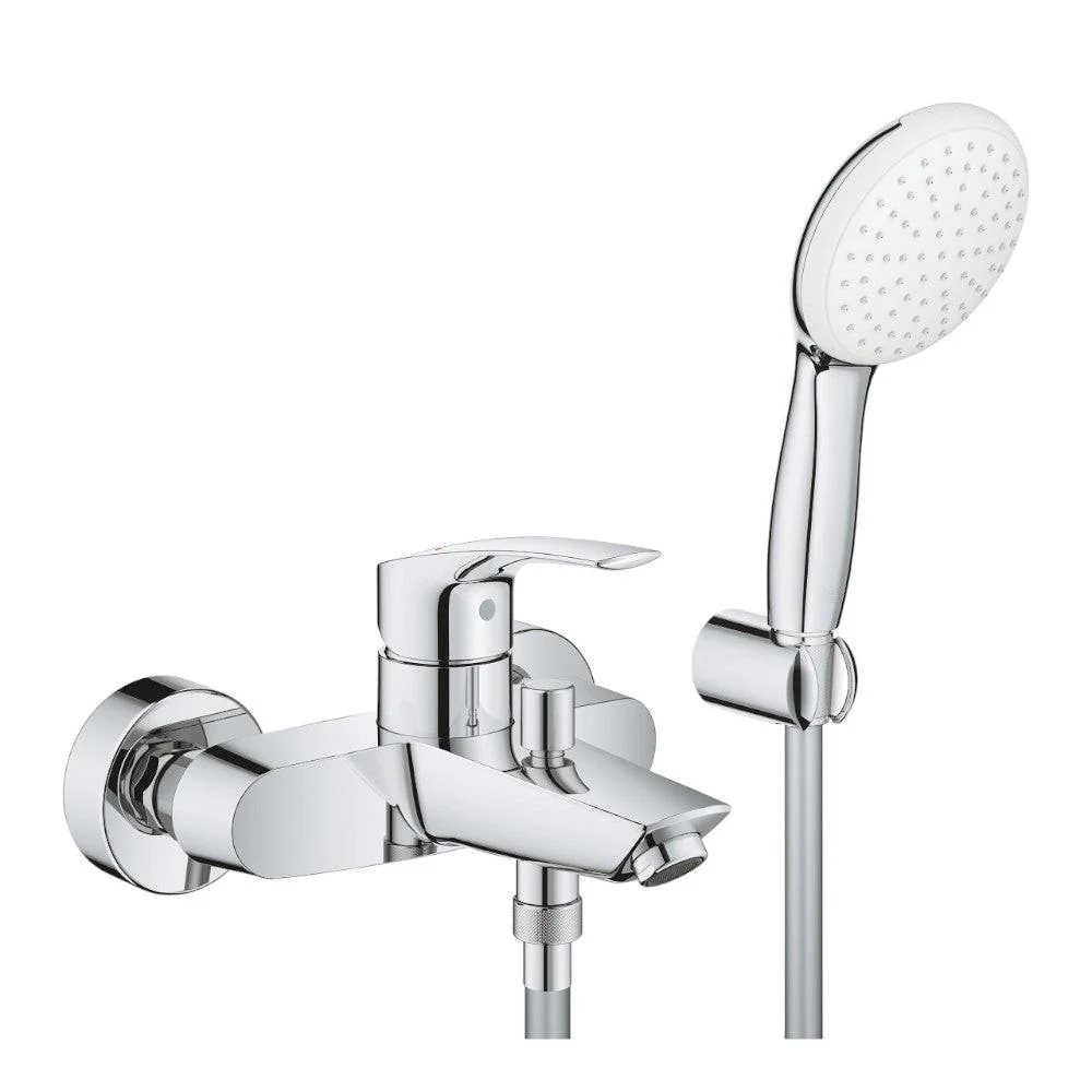 Grohe Eurosmart kád csaptelep, zuhanyszettel (25276003)