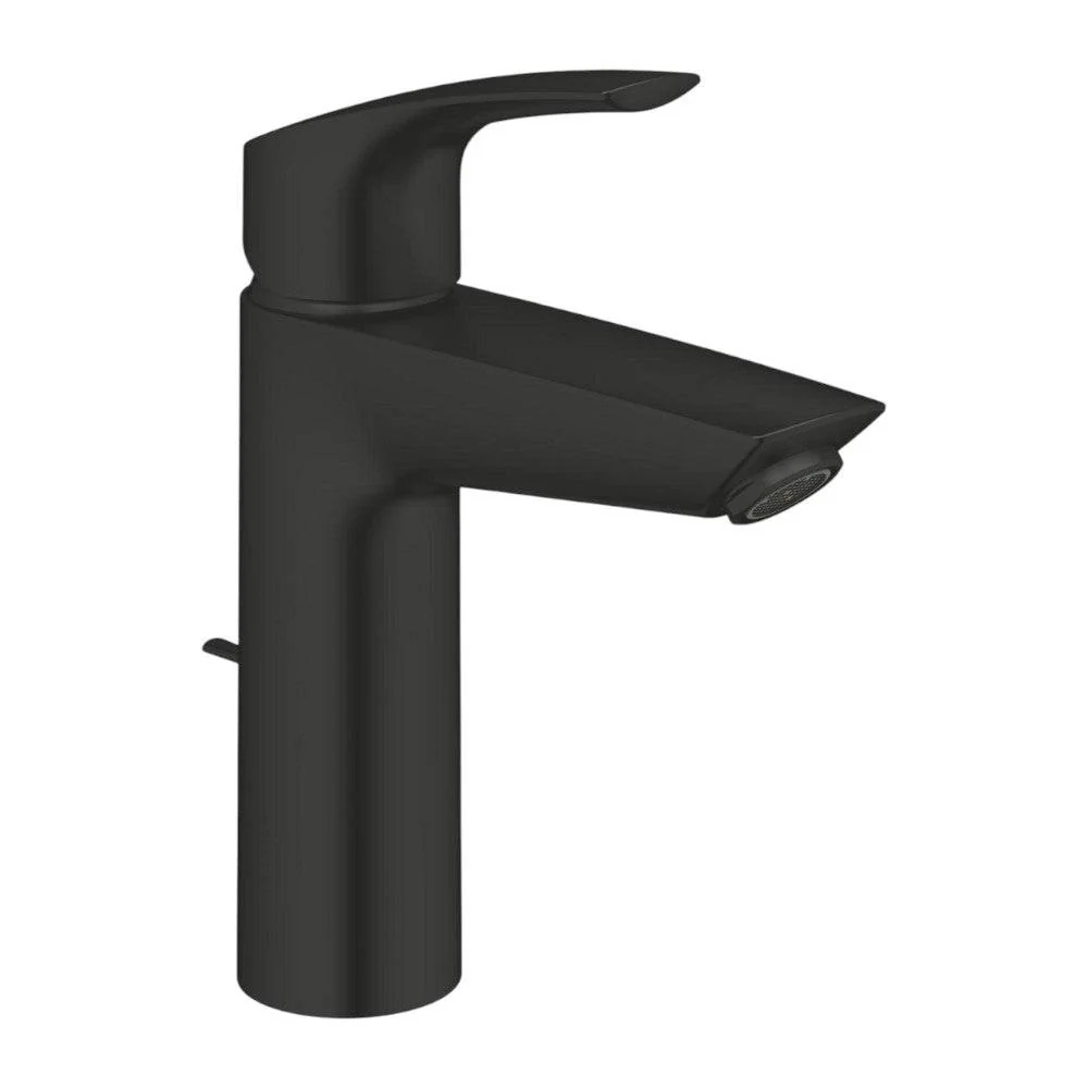 Grohe Eurosmart mosdó csaptelep, M-es méret, húzórudas leeresztőgarnitúra, matt fekete (233222433)