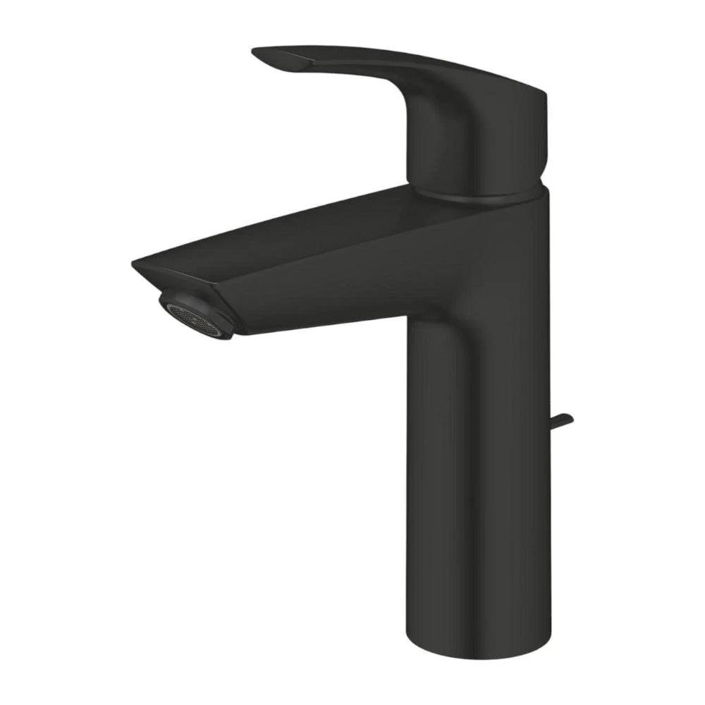 Grohe Eurosmart mosdó csaptelep, M-es méret, húzórudas leeresztőgarnitúra, matt fekete (233222433)