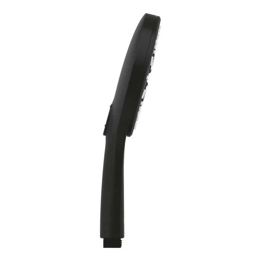 Grohe Rainshower SmartActive 130 kézizuhany, 3 féle vízsugárral, szín: phantom black (22127KF0)