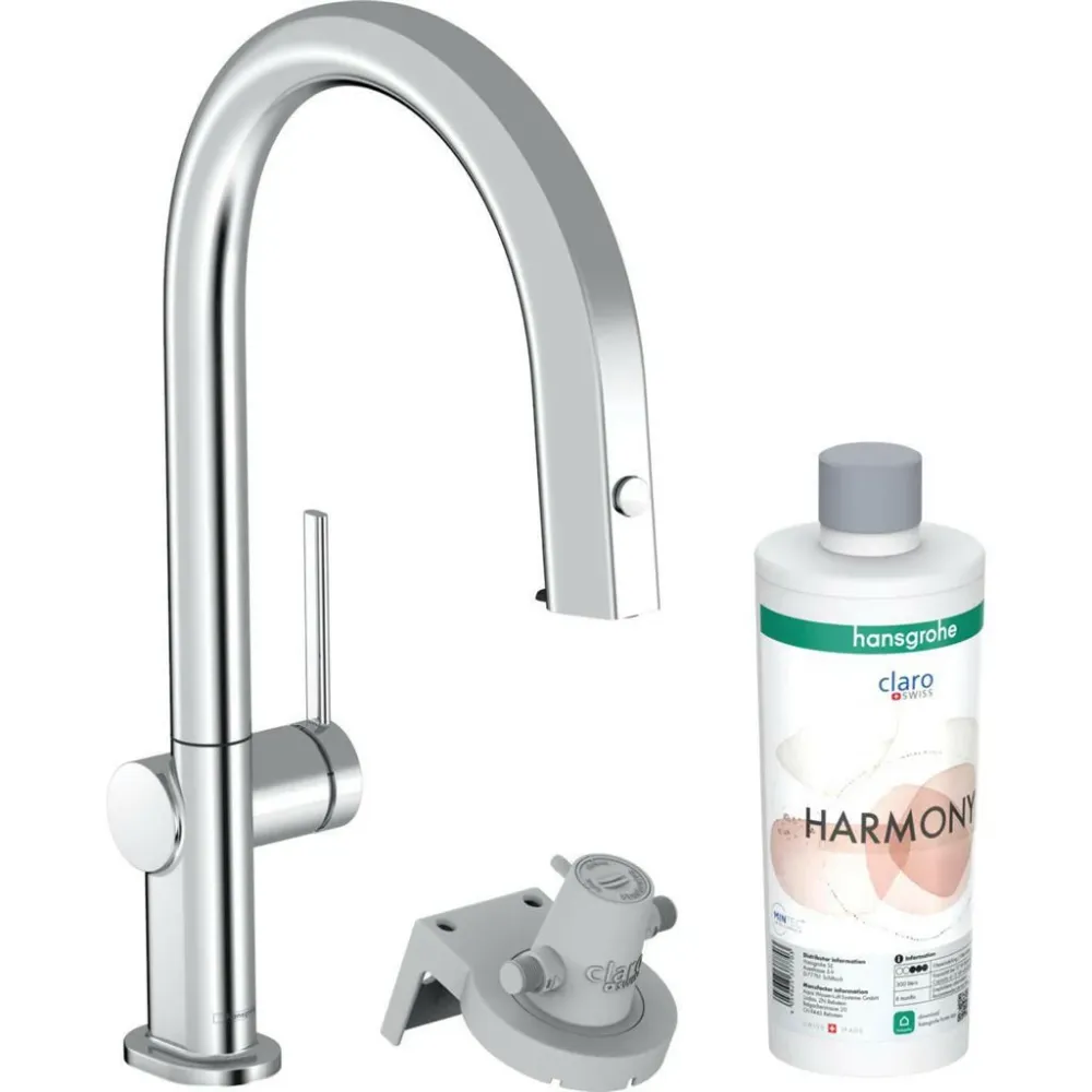 Hansgrohe Aqittura M91 Filtersystem konyhai csaptelep 210, kihúzható kifolyó, 1jet, sBox (76800000)