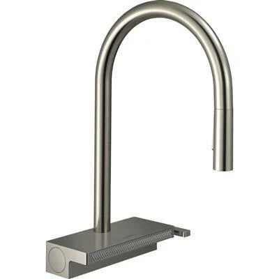 Hansgrohe Aquno Select M81 konyhai csaptelep 170 3 jet, kihúzható kifolyó, króm rozsdamentes acél hatású (73837800)