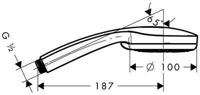 Hansgrohe Croma 100 Vario kézizuhany (28535000)