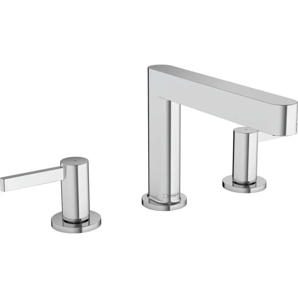 Hansgrohe Finoris 3 lyukú mosdócsaptelep 110, push-open lefolyógarnitúra (76033000)