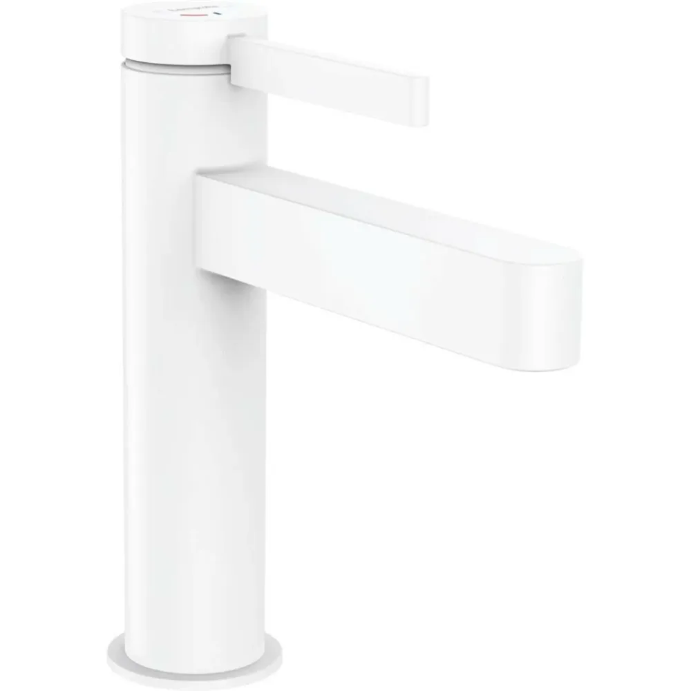 Hansgrohe Finoris mosdócsaptelep 110, CoolStart, push-open lefolyógarnitúra, matt fehér (76024700)