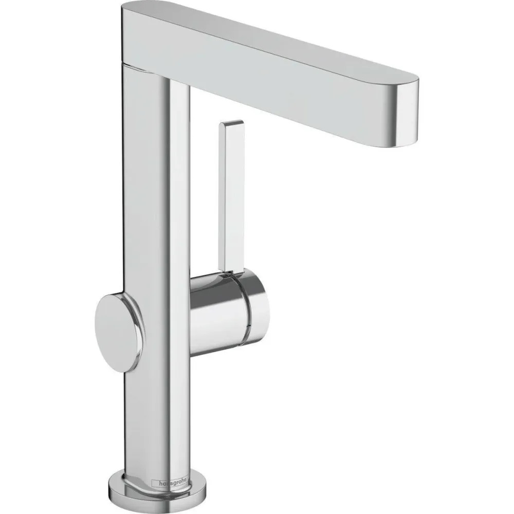 Hansgrohe Finoris mosdócsaptelep 230, elforgatható kifolyó és push-open lefolyógar.