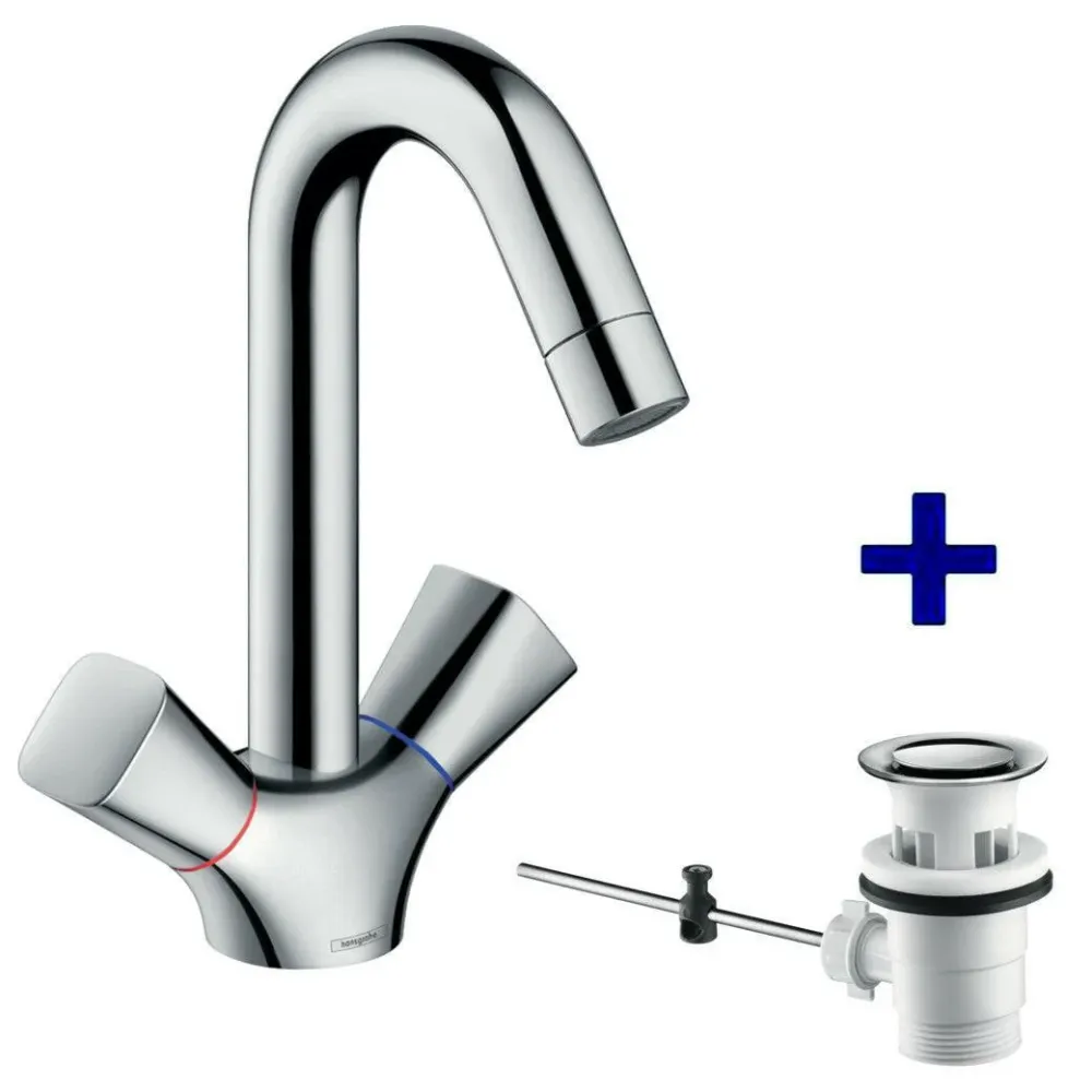 Hansgrohe Logis mosdócsaptelep kétkaros (71222000)