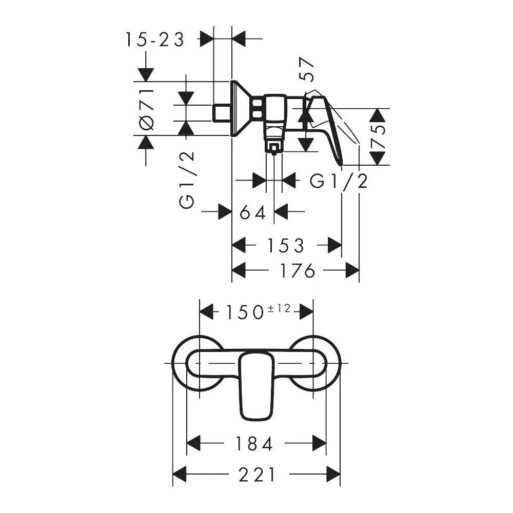 Hansgrohe Logis zuhany csaptelep (71600000)