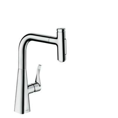 Hansgrohe Metris Select M71 konyhai csaptelep 240 kihúzható kifolyó (M7117), króm ( 73817000 )