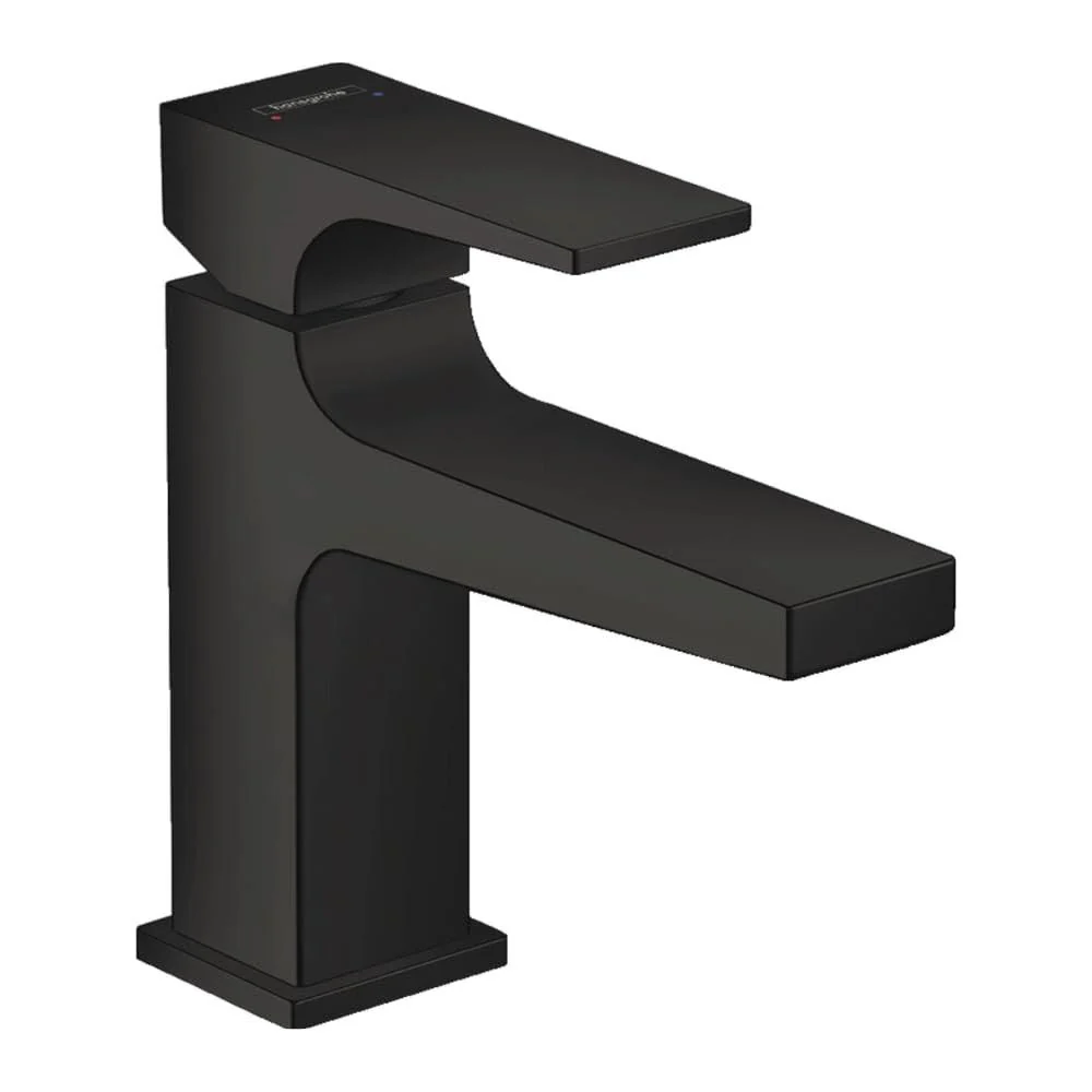 Hansgrohe Metropol mosdócsaptelep 100, push-open lefolyó-garnitúrával Matt fekete (32500670)