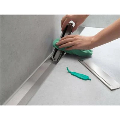 Hansgrohe RainDrain Flex Zuhanylefolyó színkészlet 90 cm, formára vágható, szálcsiszolt rozsdamentes acél(56045800)