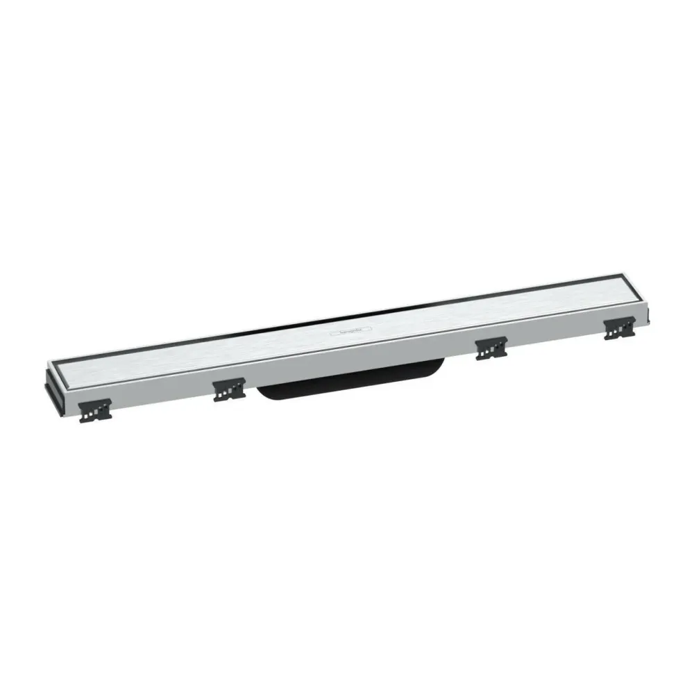 Hansgrohe RainDrain Match zuhanylefolyó színkészlet 60 cm, állítható magasságú keret, szálcsiszolt rozsdamentes acél (5603...