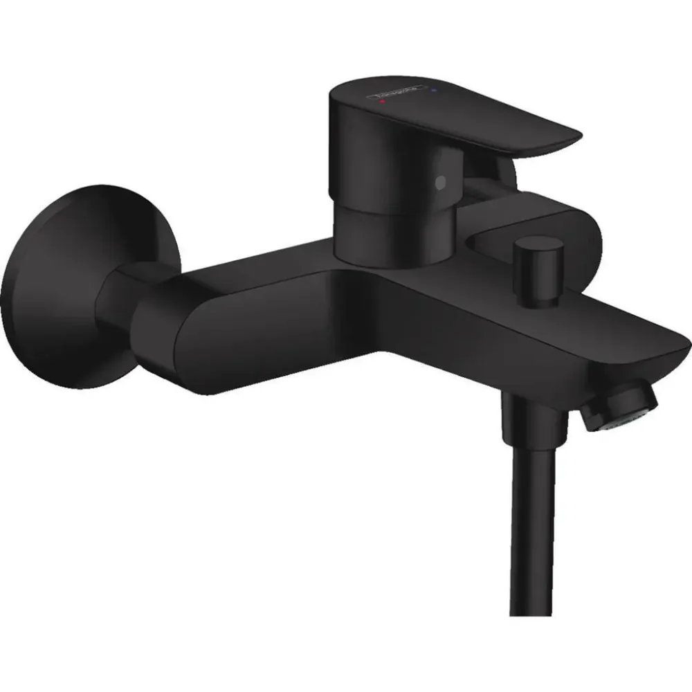 Hansgrohe Talis E egykaros kádcsaptelep falsíkon kívüli szereléshez matt fekete (71740670)