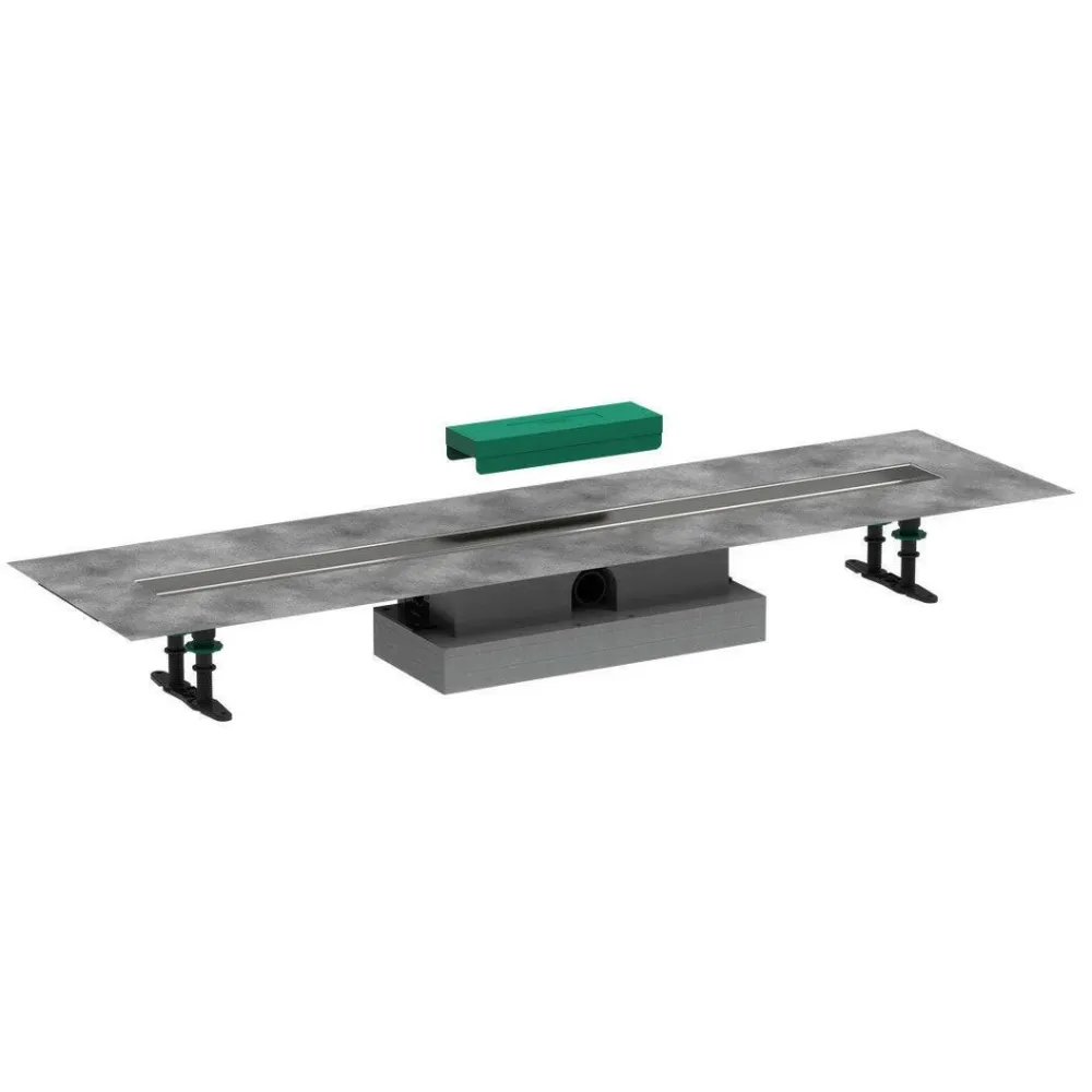 Hansgrohe uBox universal teljes szett lapos telepítéshez- 100 cm, zuhanylefolyó készlethez (56020180)