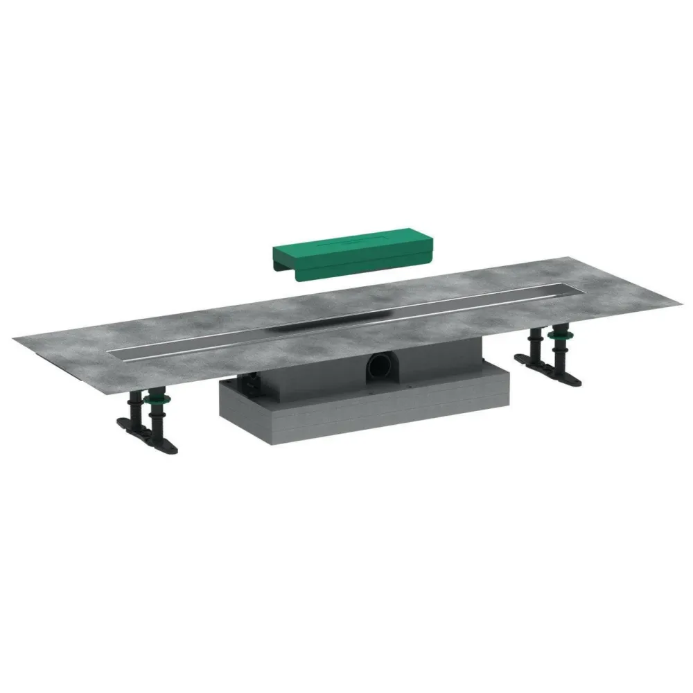 Hansgrohe uBox universal teljes szett lapos telepítéshez- 80 cm, zuhanylefolyó készlethez (56018180)