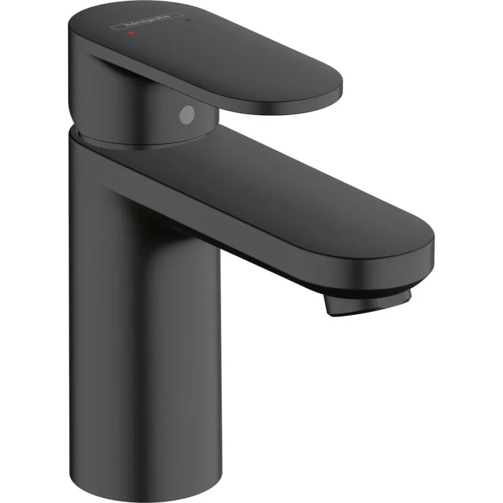 Hansgrohe Vernis Blend egykaros mosdócsaptelep 100, lefolyógarnitúra nélkül, matt fekete