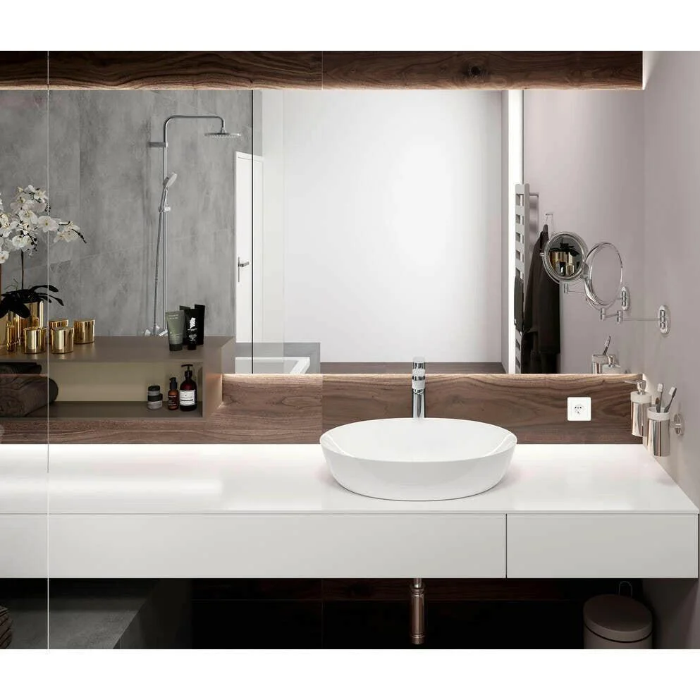 Hansgrohe Vernis Blend egykaros mosdócsaptelep 190, automata lefolyógarnitúrával