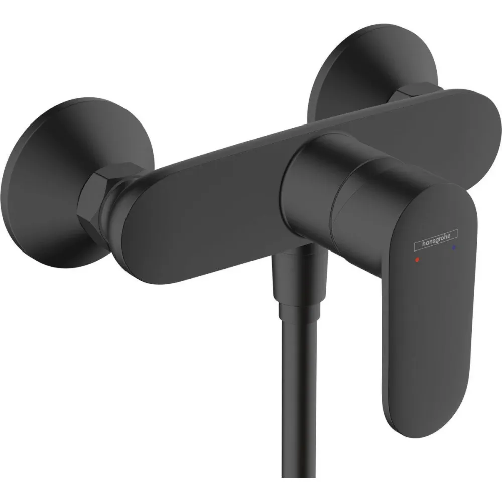 Hansgrohe Vernis Blend matt fekete egykaros zuhanycsaptelep falsíkon kívüli szereléshez ( 71640670 )