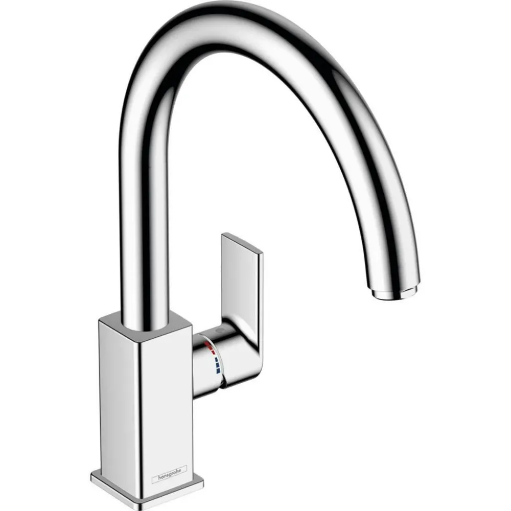 Hansgrohe Vernis Shape egykaros konyhai csaptelep 260, elforgatható kifolyóval (71871000)