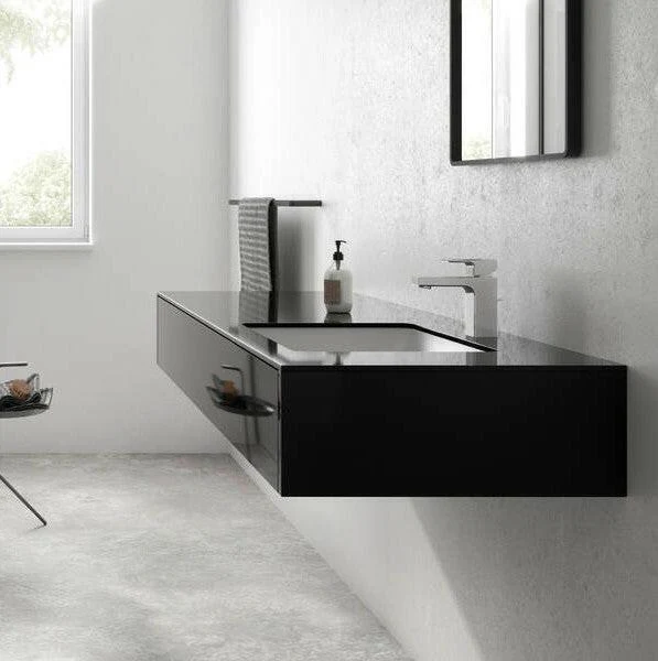 Hansgrohe Vernis Shape egykaros mosdócsaptelep 100, Coolstart, automata lefolyógarnitúrával