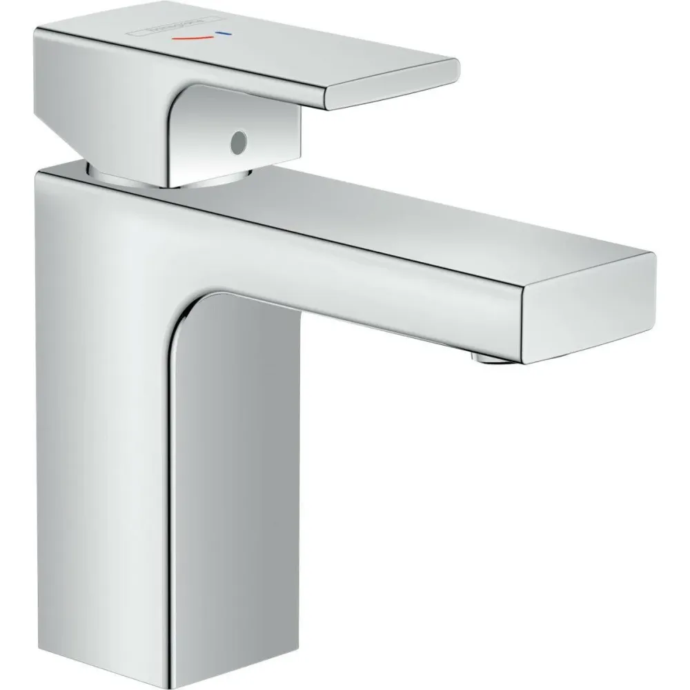 Hansgrohe Vernis Shape egykaros mosdócsaptelep 100, Coolstart, automata lefolyógarnitúrával