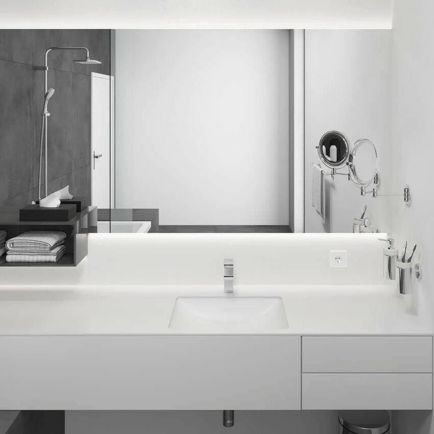 Hansgrohe Vernis Shape egykaros mosdócsaptelep 70, automata lefolyógarnitúrával