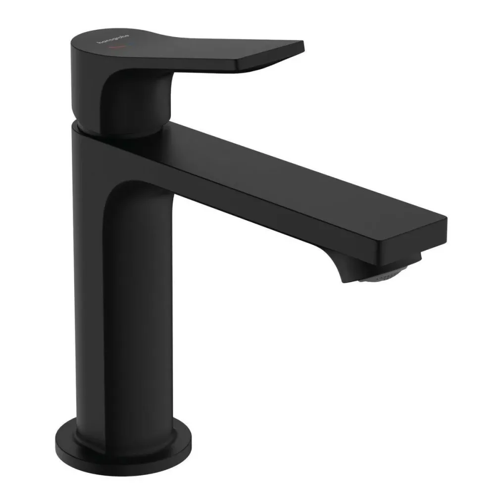 Hansgrohe Zebris mosdócsaptelep 110 CoolStart, leeresztő garnitúra nélkül, matt fekete (72571670)