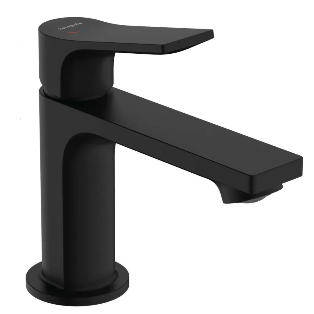 Hansgrohe Zebris mosdócsaptelep 80 CoolStart, leeresztő garnitúra nélkül, matt fekete (72573670)