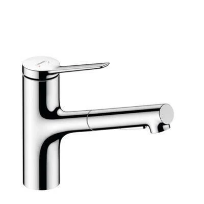 Hansgrohe Zesis M33 konyhai csaptelep 150, kihúzható kifolyó, 2jet, sBox ( 74803000 )