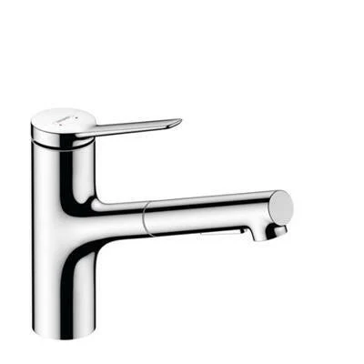 Hansgrohe Zesis M33 konyhai csaptelep 150 Eco, kihúzható kifolyó, 2jet ( 74810000 )