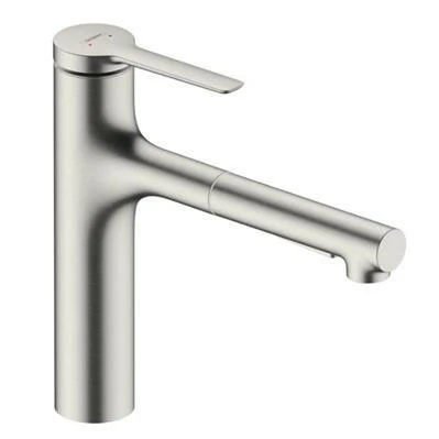 Hansgrohe Zesis M33 konyhai csaptelep 160, kihúzható kifolyó, 2jet, sBox, rozsdamentes acél hatású ( 74804800 )