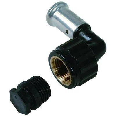 Henco PK menetes könyök 20-1/2" BM +dugó, műanyag