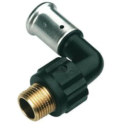Henco PK menetes könyök 20-1/2" KM műanyag